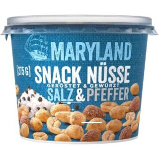 Maryland Snack Nüsse Salz-Pfeffer (275g Dose)