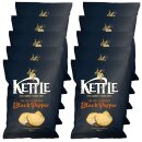 Kettle Chips mit Meersalz und schwarzem Pfeffer (10x130g Packung)