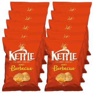 Kettle Chips Honey Barbecue (10x130g Packung)