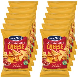 Santa Maria Tortilla Chips Cheese VPE (12x475g Packung)