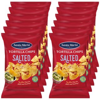 Santa Maria Tortilla Chips Salted VPE (12x475g Packung)