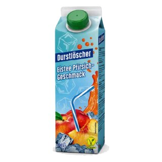 Durstlöscher Eistee Pfirsich (1l Packung)