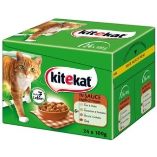 Kitekat Jagdschmaus in Soße, 24x 100g