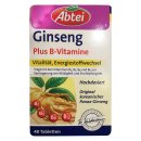 Abtei Ginseng Plus B-Vitamine Vitalität, Energiestoffwechsel (40 St)
