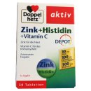 Doppelherz Zink, Histidin und Vitamine C Depot (30 Tabletten)