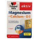 Doppelherz Magnesium + Calcium + Vitamin D3 Tabletten (40...