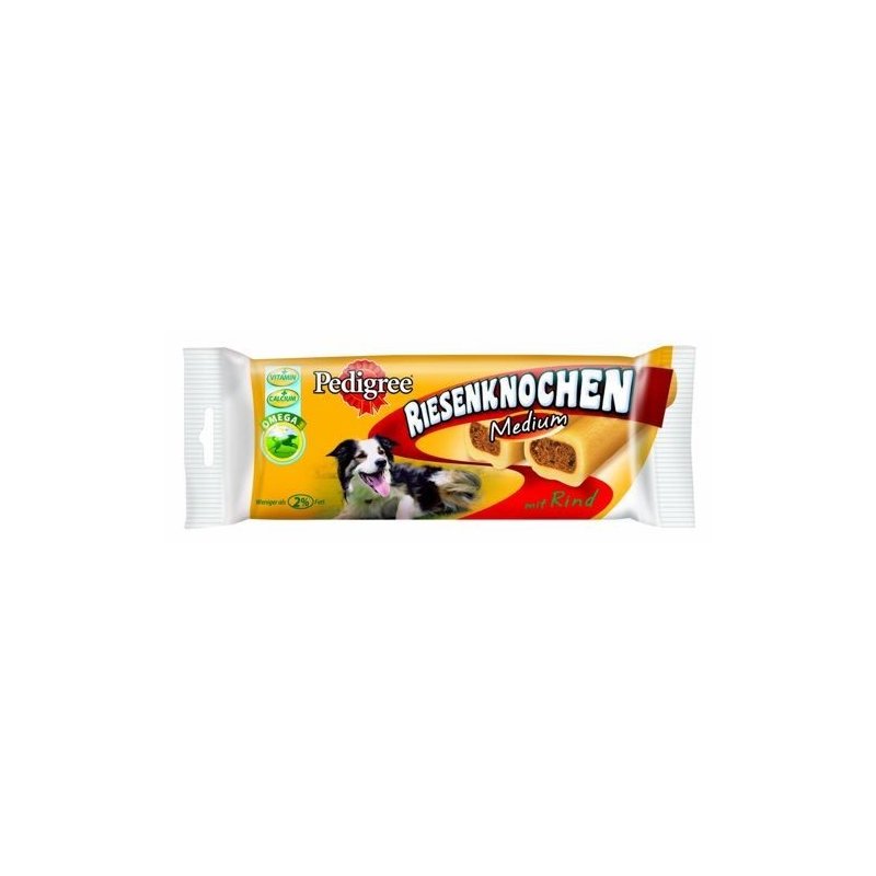PEDIGREE® JUMBONE™ Riesenknochen Medium – Mit Rind & Geflügel, 12x2 Stück