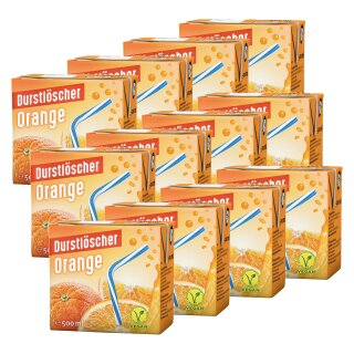 Durstlöscher Orange VPE (12x0,5L Packung)