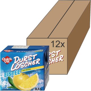 Durstlöscher Eistee Zitrone VPE (12x0,5l)