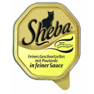 Sheba Geschnetzeltes mit Poularde in feiner Sauce, 85g
