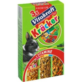 Vitakraft Kräcker Klassik Gemüse, Nuss, Waldbeere, 3er