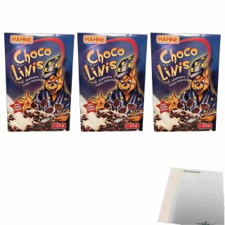 Hahne Chocolinis Cornflakes 3er Pack (3x375g Packung) + usy Block