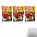 Hahne Choco Rice Cornflakes 3er Pack (3x375g Packung) + usy Block