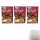 Hahne Poppies mit Honig Cornflakes 3er Pack (3x375g Packung) + usy Block