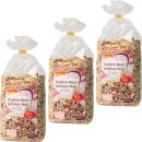 Hahne Trauben Nuss Müsli 3er Pack (3x1kg Packung)