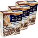 Hahne Crunchy Choco knuspriges Schokoladen Müsli 3er Pack (3x300g Packung)