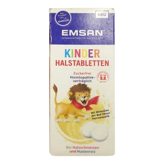 Emsan Kinder Halstabletten homöopathisch (20 Lutschtabletten)