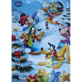 Disney Adventskalender Mickey Maus und Freunde mit Schneemann (75g)