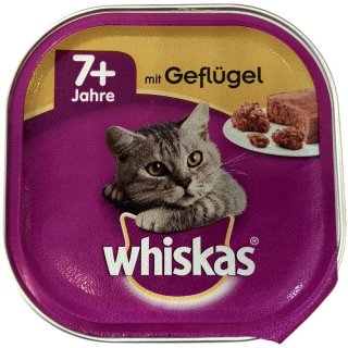 Whiskas Schale Senior 7+ mit Geflügel, 100 g