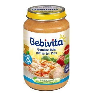 Bebivita Gemüse-Reis mit zarter Pute, 220g
