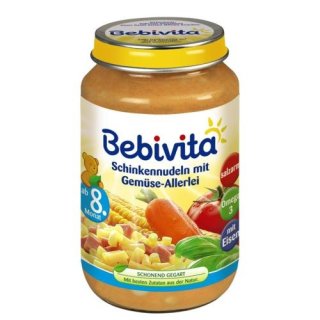 Bebivita Schinkennudeln mit Gemüse-Allerlei, 220g