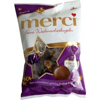 merci Feine Weihnachtskugeln Praliné (105g)