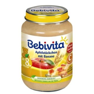 Bebivita Apfelstückchen mit Banane, 190g