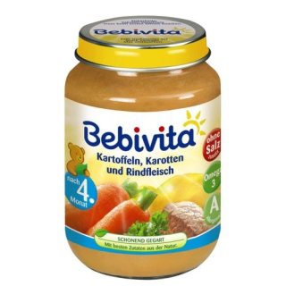 Bebivita Kartoffeln, Karotten und Rindfleisch, 190g