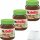 nutella plant based vegan 3er Pack (3x350g Glas) + usy Block