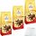 Rocher Goldene Momente Milchschokolade 3er Pack (3x90g Packung) + usy Block
