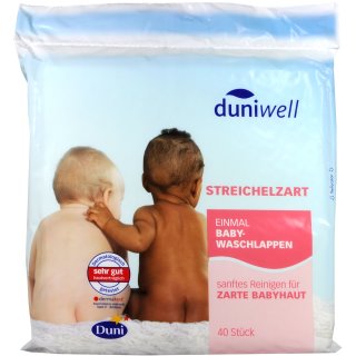 Duniwell Babywaschlappen 3-lagig 5er Pack (5x40er Packung)