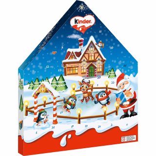 Ferrero Kinder Maxi Mix Adventskalender Motiv: Eislauf (351g Packung)