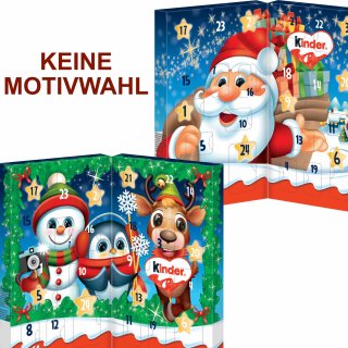 Ferrero Kinder Mix Tisch-Adventskalender KEINE MOTIVWAHL (113g Packung)