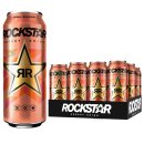 Rockstar Zero Peach Energy Drink (12x 0,5L) mit DPG