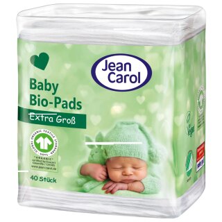 Jean Carol BIO-Baby-Pads, extra groß 8er Pack (8X40St)