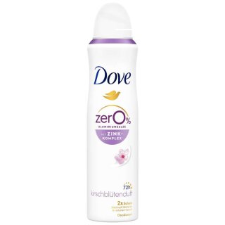 Dove Deospray 0% Zinkkomplexl Kirschblüte (1X150ml Packung)