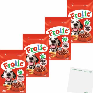 Frolic Beutel Rind (Hund) (4x1,5kg Beutel) VPE + usy Block