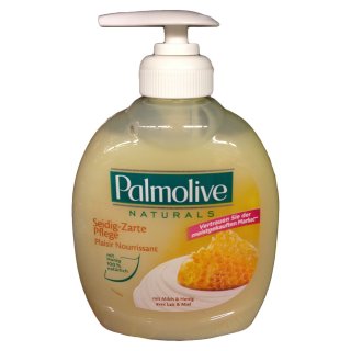 Palmolive Naturals Milch & Honig Flüssigseife 4er Pack (4x300 ml Packung)