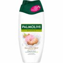 Palmolive Dusche Naturals Mandel & Milch 3er Pack (3x250ml Flasche) + usy Block