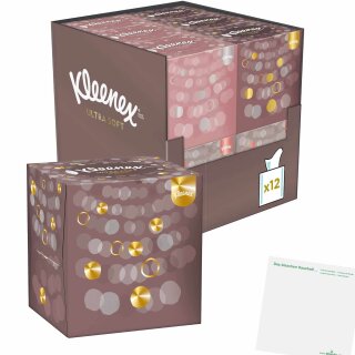 Kleenex Ultra Soft Kosmetik Tücher Würfel (12X48 Stück) VPE + usy Block