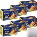 Meßmer Kuchen Tee Zimtschnecke 6er Pack (6x18 x3g Packung) + usy Block