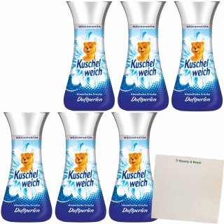Kuschelweich Wäscheparfum blau 6er Pack (6x275g Flasche) + usy Block