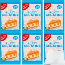 Gut&Günstig Blattgelatine 6er Pack (6x20g...