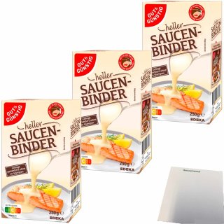 Gut&Günstig Soßenbinder hell 3er Pack (3X250g Packung) + usy Block