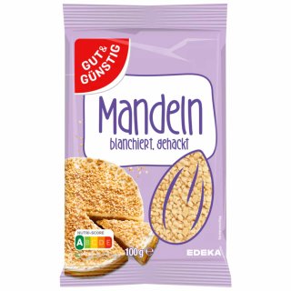Gut&Günstig Mandeln gehackt (100g Beutel)