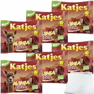Katjes Alpaka Cola 6er Pack (6x175g Beutel) + usy Block