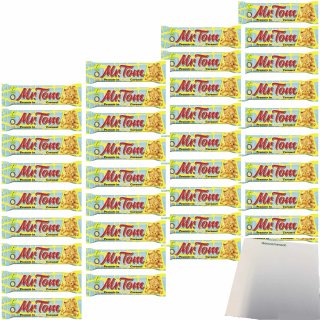 Mr. Tom Einzelriegel Salted Caramel VPE (36x40g Riegel) + usy Block