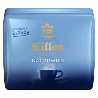 Eilles Gourmet Kaffee mild gemahlen 3er Pack (3x2x250g Packung)