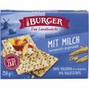 Burger Knäckebrot mit Milch 12er Pack (12x250g Packung) + usy Block
