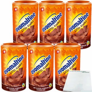 Ovomaltine Extra Schokolade 6er Pack (6x450g Dose) + usy Block